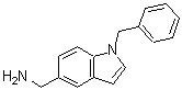 CAS 登录号：887583-42-8， 1-(1-苄基-1H-吲哚-5-基)甲胺