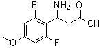 CAS 登录号：887583-80-4， 3-氨基-3-(2,6-二氟-4-甲氧基苯基)丙酸