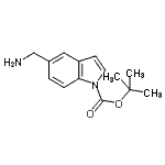 CAS 登录号：887584-14-7， 2-甲基-2-丙基5-(氨基甲基)-1H-吲哚-1-羧酸酯