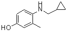 CAS#: 887587-82-8, 4-[(Cyclopropylmethyl)amino]-3-methylphenol