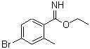 CAS#: 887592-04-3, Ethyl 4-bromo-2-methylbenzenecarboximidate