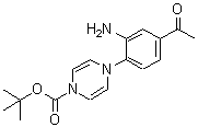 CAS#: 887595-40-6, 2-Methyl-2-propanyl 4-(4-acetyl-2-aminophenyl)-1(4H)-pyrazinecarboxylate
