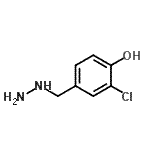 CAS 登录号：887596-15-8， 2-氯-4-(肼基甲基)苯酚