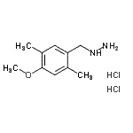 CAS 登录号：887596-54-5， (4-甲氧基-2,5-二甲基苄基)肼二盐酸盐