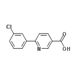 CAS 登录号：887976-19-4， 6-(3-氯苯基)烟酸