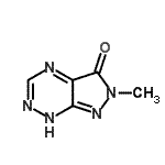 CAS 登录号：888490-29-7， 2-甲基-1,2-二氢-3H-吡唑并[4,3-e][1,2,4]三嗪-3-酮