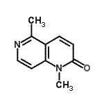 CAS 登录号：88877-11-6， 1,5-二甲基-1,6-萘啶-2(1H)-酮