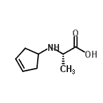CAS 登录号：88899-15-4， N-3-环戊烯-1-基-L-丙氨酸