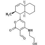 CAS 登录号：88899-59-6， 4-[(2-羟基乙基)氨基]-6-[(1R,2S,4aR,8aR)-2-甲基-1,2,4a,5,6,7,8,8a-八氢-1-萘基]-2-氧代-2H-吡喃-3-甲醛