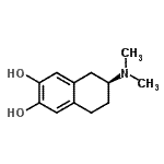 CAS 登录号：88903-93-9， (6S)-6-(二甲基氨基)-5,6,7,8-四氢-2,3-萘二酚