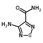 CAS 登录号：88947-28-8， 4-氨基-1,2,5-噻二唑-3-甲酰胺
