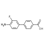 CAS 登录号：889950-33-8， 4'-氨基-3'-氟-4-联苯基羧酸