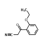 CAS # 89-44-1, 3-(2-Ethoxyphenyl)-3-oxopropanenitrile