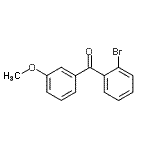 CAS 登录号：890098-06-3， (2-溴苯基)(3-甲氧基苯基)甲酮
