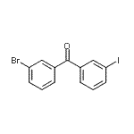 CAS 登录号：890098-12-1， (3-溴苯基)(3-碘苯基)甲酮