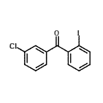 CAS 登录号：890098-14-3， (3-氯苯基)(2-碘苯基)甲酮