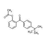 CAS 登录号：890098-40-5， 2-[4-(2-甲基-2-丙基)苯甲酰基]苯基乙酸酯