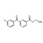 CAS 登录号：890098-41-6， 乙基3-(3-碘苯甲酰基)苯甲酸酯