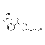 CAS 登录号：890098-44-9， 2-(4-丁基苯甲酰基)苯基乙酸酯