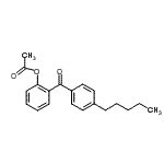 CAS 登录号：890098-46-1， 2-(4-戊基苯甲酰基)苯基乙酸酯
