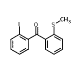 CAS 登录号：890098-51-8， (2-碘苯基)[2-(甲硫基)苯基]甲酮