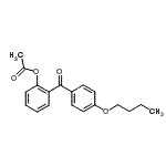 CAS 登录号：890098-56-3， 2-(4-丁氧基苯甲酰基)苯基乙酸酯