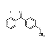 CAS 登录号：890098-57-4， (2-碘苯基)[4-(甲硫基)苯基]甲酮