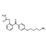 CAS 登录号：890098-58-5， 2-[4-(戊氧基)苯甲酰基]苯基乙酸酯