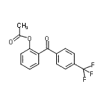 CAS # 890098-97-2, 2-[4-(三氟甲基)苯甲酰基]苯基乙酸酯