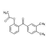 CAS 登录号：890099-12-4， 2-(3,4-二甲基苯甲酰)苯基乙酸酯