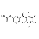 CAS 登录号：890099-26-0， 3-(五氟苯甲酰)苯基乙酸酯