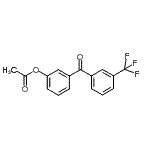 CAS 登录号：890099-41-9， 3-[3-(三氟甲基)苯甲酰基]苯基乙酸酯