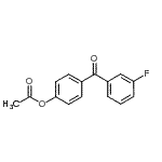 CAS#: 890099-42-0, 4-(3-Fluorobenzoyl)phenyl acetate
