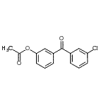 CAS#: 890099-53-3, 3-(3-Chlorobenzoyl)phenyl acetate