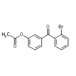 CAS#: 890099-57-7, 3-(2-Bromobenzoyl)phenyl acetate