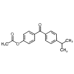 CAS 登录号：890099-66-8， 4-(4-异丙基苯甲酰基)苯基乙酸酯