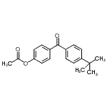 CAS 登录号：890099-70-4， 4-[4-(2-甲基-2-丙基)苯甲酰基]苯基乙酸酯