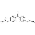 CAS 登录号：890099-83-9， 4-(4-乙氧基苯甲酰基)苯基乙酸酯