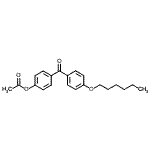 CAS 登录号：890099-91-9， 4-[4-(己氧基)苯甲酰基]苯基乙酸酯