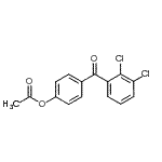 CAS 登录号：890100-07-9， 4-(2,3-二氯苯甲酰基)苯基乙酸酯