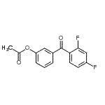 CAS 登录号：890100-14-8， 3-(2,4-二氟苯甲酰)苯基乙酸酯