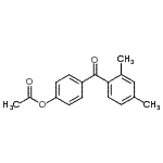 CAS 登录号：890100-31-9， 4-(2,4-二甲基苯甲酰)苯基乙酸酯