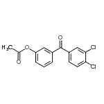 CAS 登录号：890100-32-0， 3-(3,4-二氯苯甲酰基)苯基乙酸酯