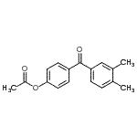 CAS 登录号：890100-35-3， 4-(3,4-二甲基苯甲酰)苯基乙酸酯