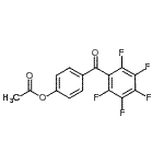 CAS 登录号：890100-41-1， 4-(五氟苯甲酰)苯基乙酸酯