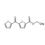 CAS 登录号：890100-51-3， 乙基5-(2-噻吩基羰基)-2-噻吩羧酸酯