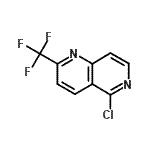 CAS 登录号：890301-88-9， 5-氯-2-(三氟甲基)-1,6-萘啶