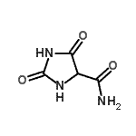 CAS 登录号：89033-45-4， 2,5-二氧代-4-咪唑烷甲酰胺