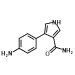CAS 登录号：890434-82-9， 4-(4-氨基苯基)-1H-吡咯-3-甲酰胺