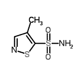 CAS 登录号：89066-49-9， 4-甲基-1,2-噻唑-5-磺酰胺